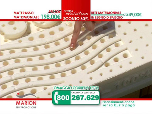 Offerta materasso MARION: Evolution, il NUOVO materasso in lattice